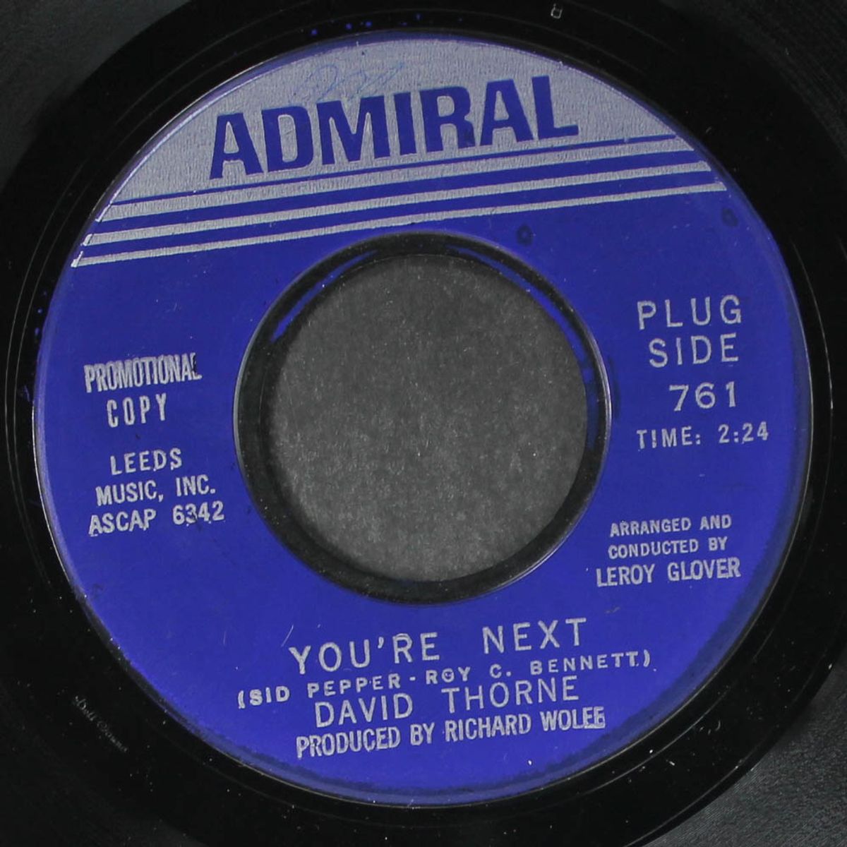 you're next / talkin' to myself by DAVID THORNE