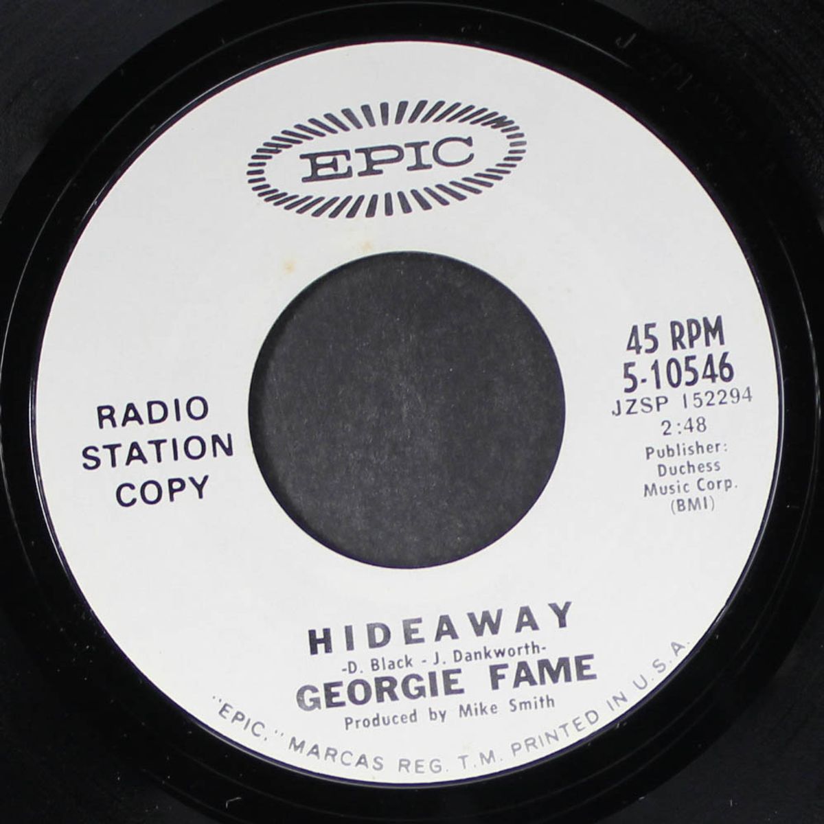 peaceful / hideaway by GEORGIE FAME