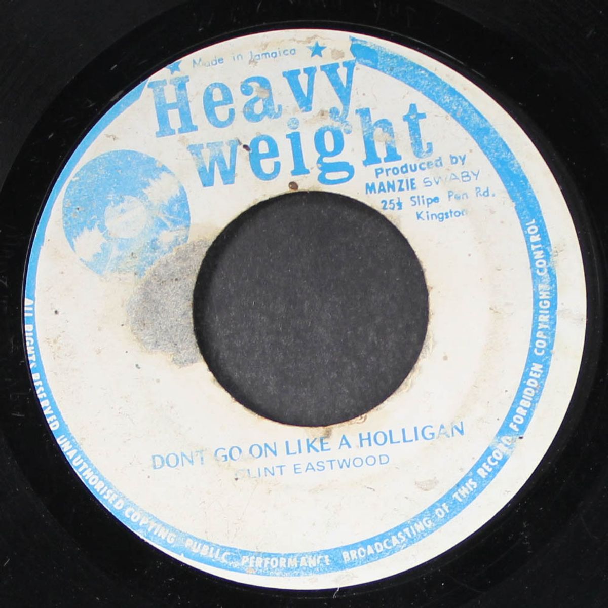 don't go on like a holligan / two piece style by CLINT EASTWOOD