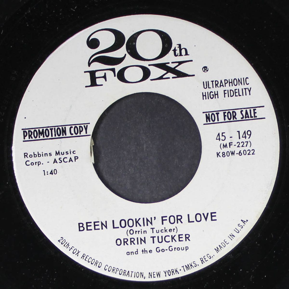 i need lovin' by ORRIN TUCKER