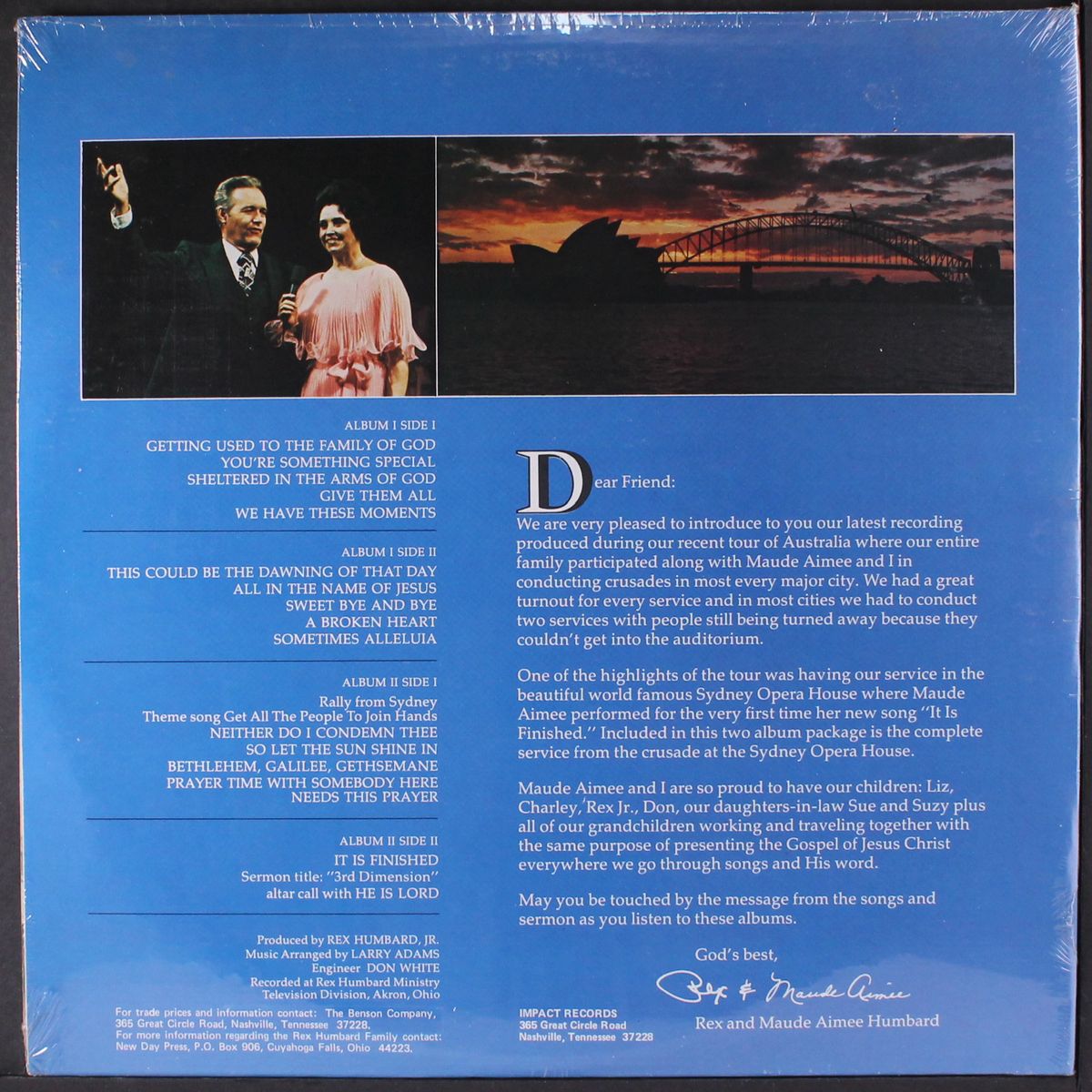 songs of the rex humbard ministry vol. vii by HUMBARD FAMILY SINGERS