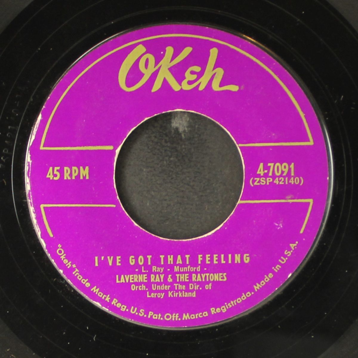i've got that feeling / i'm in love again by LAVERNE RAY & RAYTONES