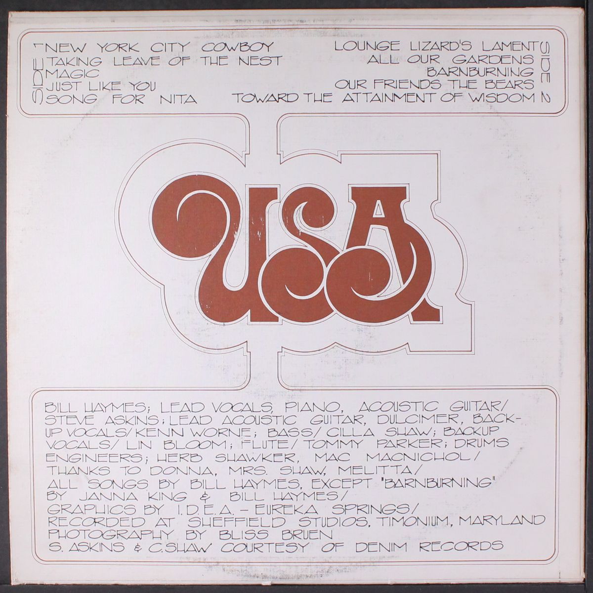 usa by BILL HAYMES