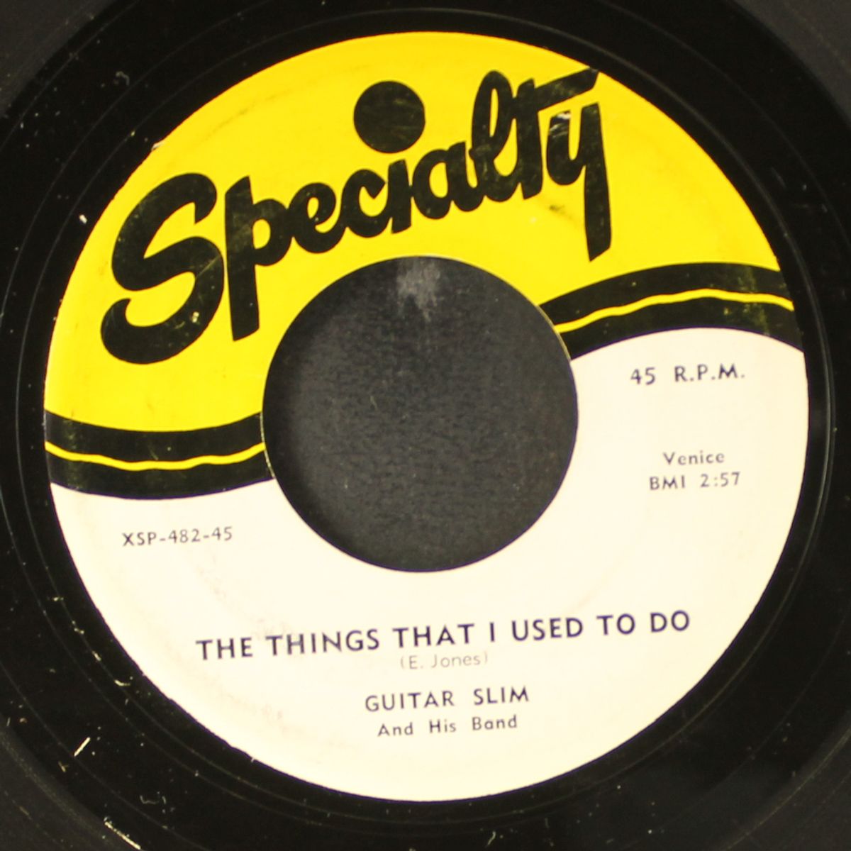 the things that i used to do / well, i done got over it by GUITAR SLIM