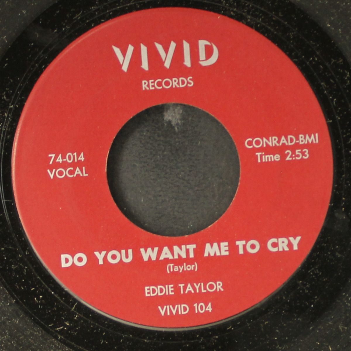 i'm sitting here / do you want me to cry by EDDIE TAYLOR