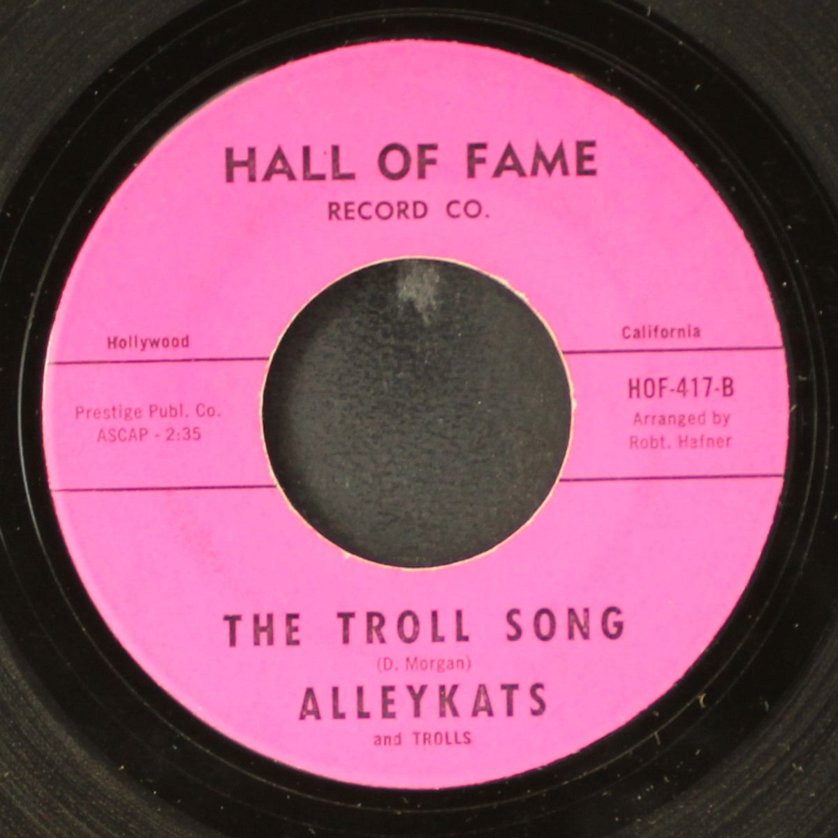 blanket tossin' time / the troll song by ALLEYKATS