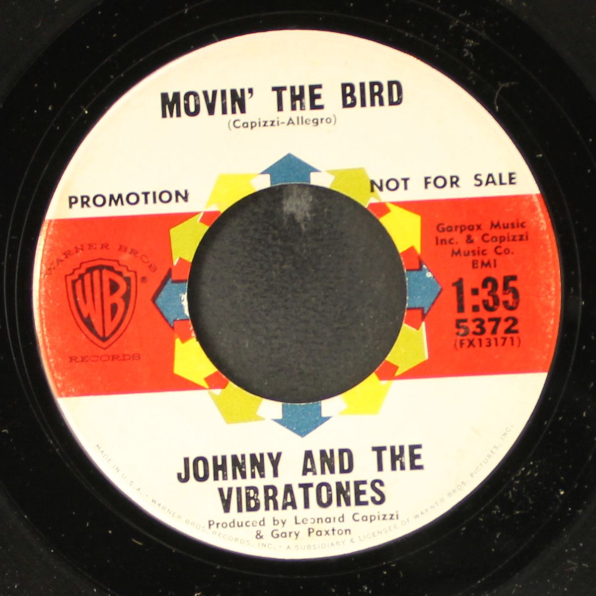movin' the bird / bird stompin' by JOHNNY & VIBRATONES