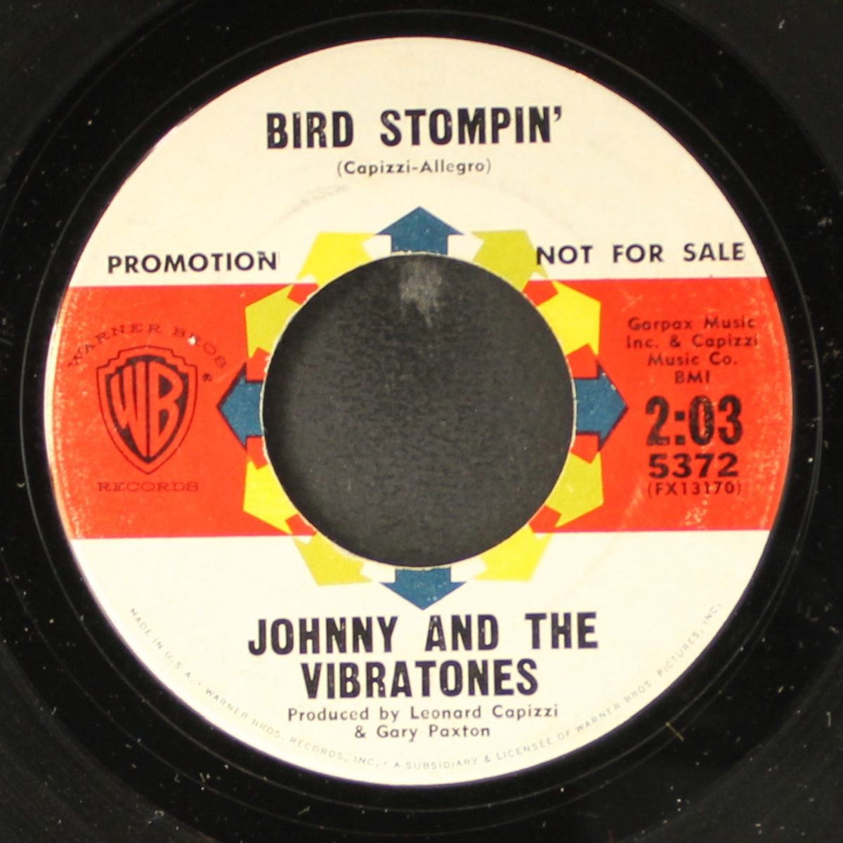 movin' the bird / bird stompin' by JOHNNY & VIBRATONES