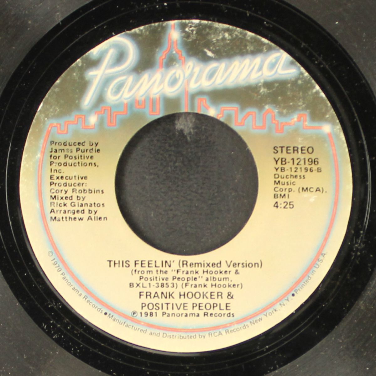 this feelin' / ooh suga wooga by FRANK HOOKER & POSITIVE PEOPLE