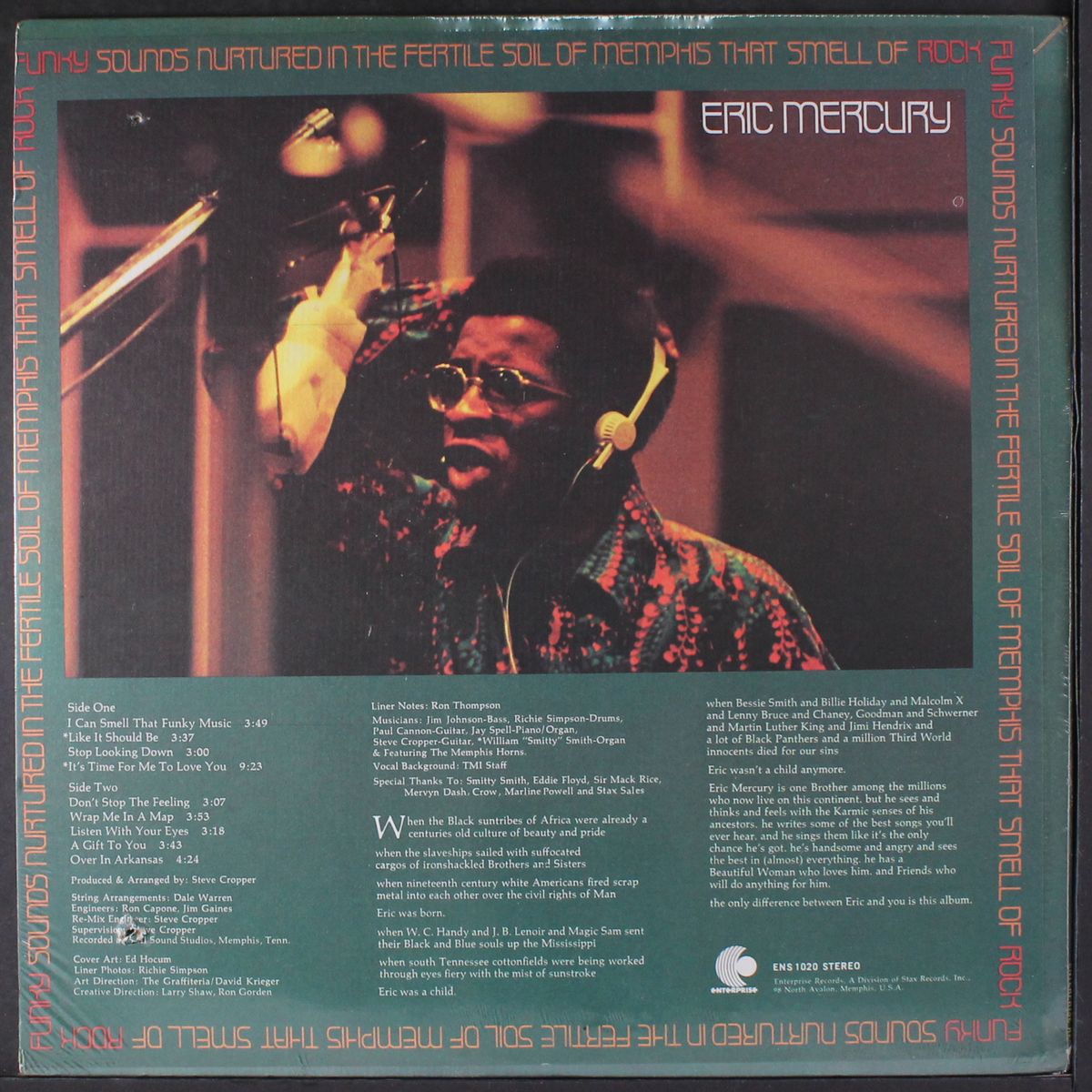 funky sounds nurtured in the fertile soil of memphis that smell of rock by ERIC MERCURY