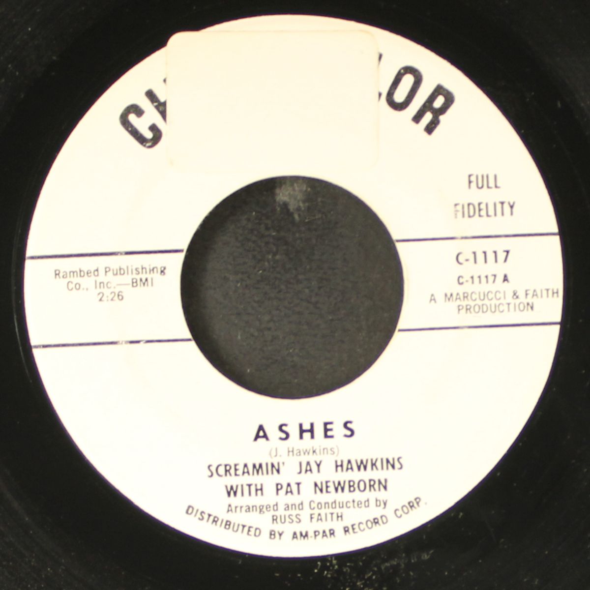 ashes by SCREAMIN' JAY HAWKINS