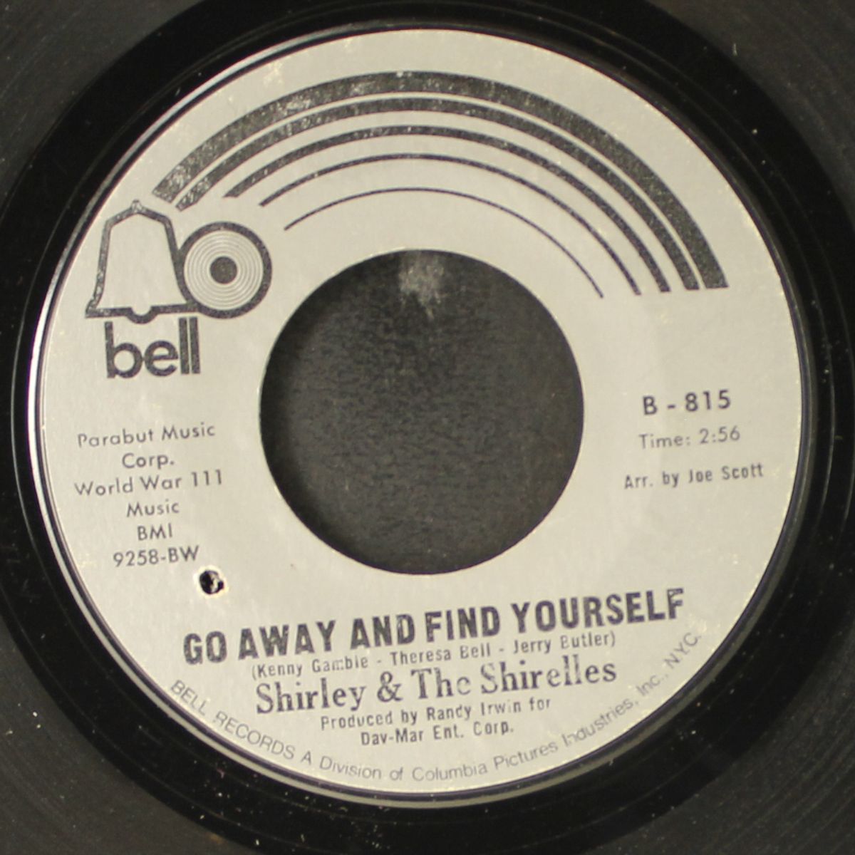 never give you up / go away and find yourself by SHIRLEY & SHIRELLES