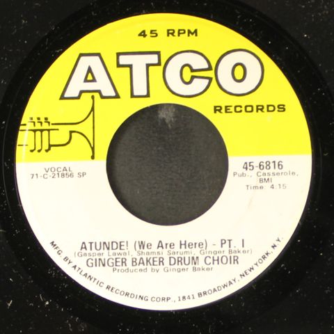GINGER BAKER DRUM CHOIR