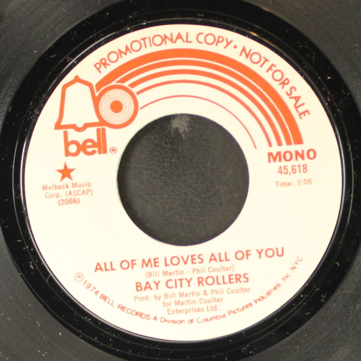 all of me loves all of you / mono by BAY CITY ROLLERS