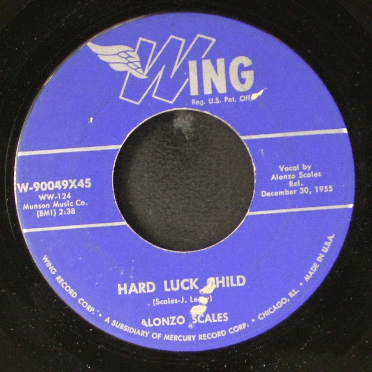 hard luck child by ALONZO SCALES
