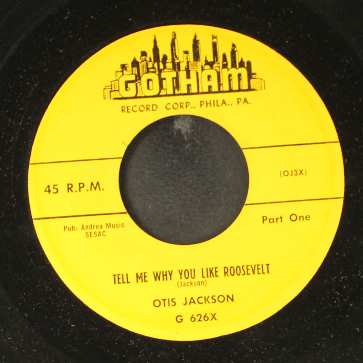 tell me why you like roosevelt / part 2 by OTIS JACKSON