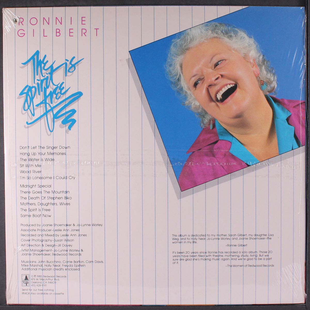 the spirit is free by RONNIE GILBERT