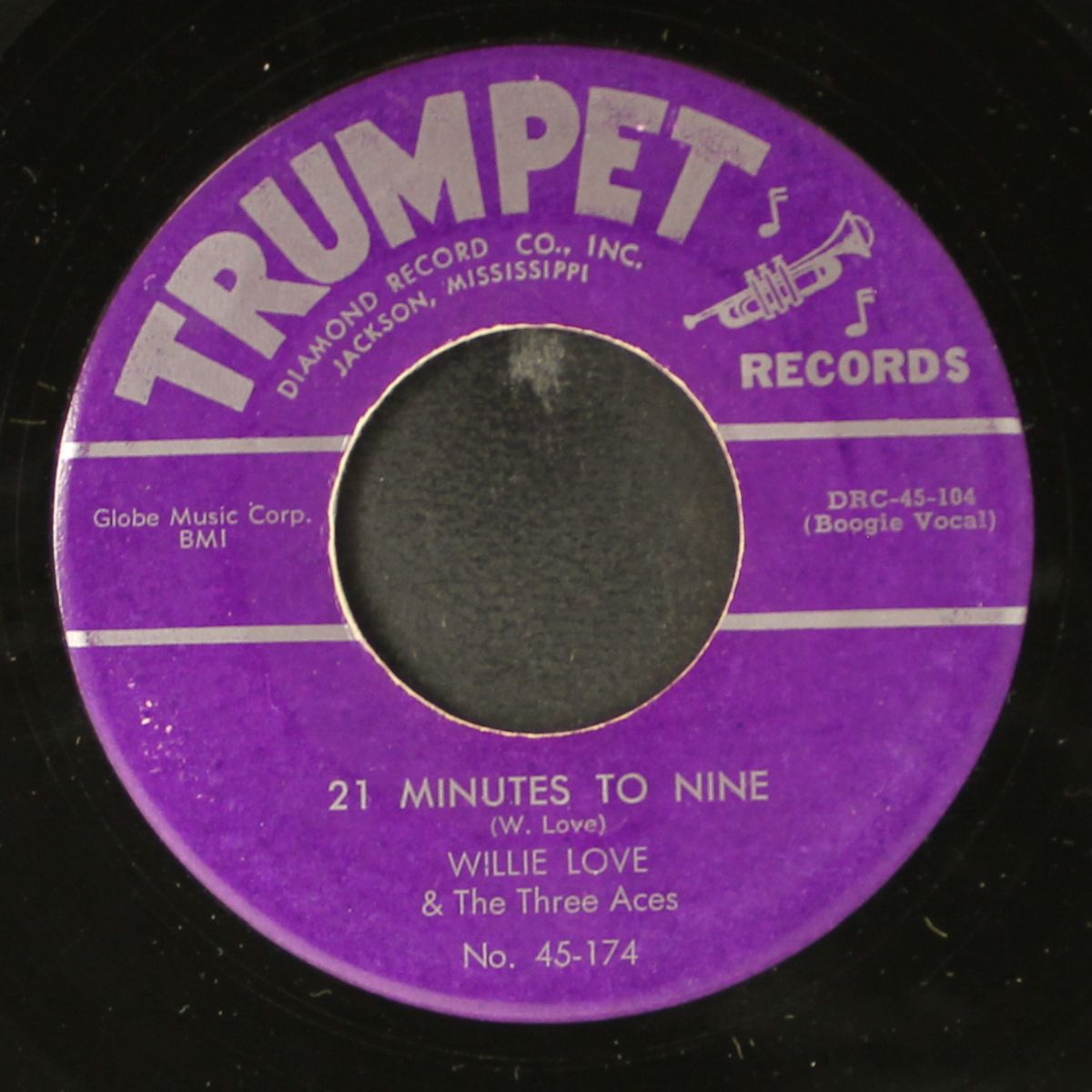 21 minutes to nine / shady lane blues by WILLIE LOVE