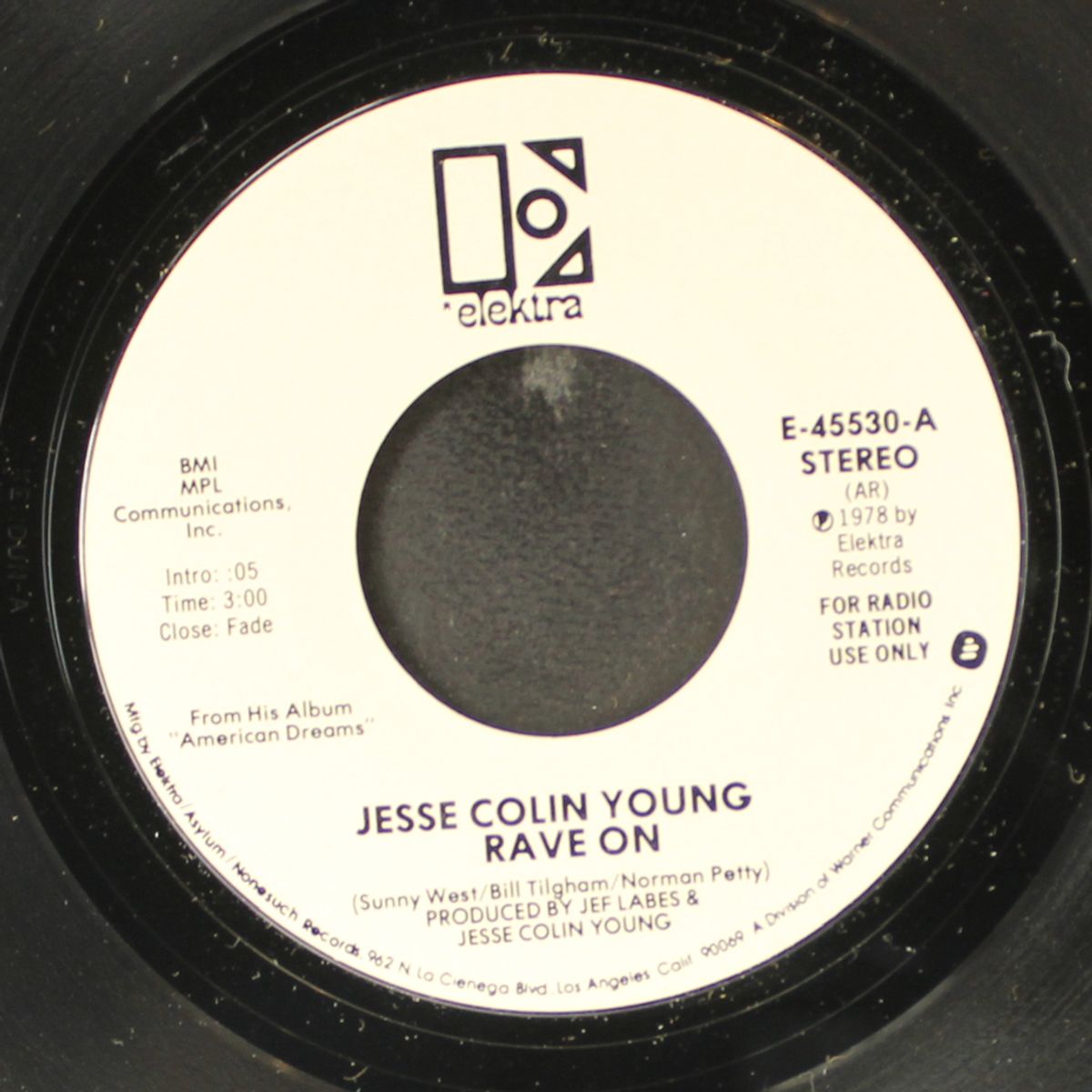 rave on / mono by JESSE COLIN YOUNG