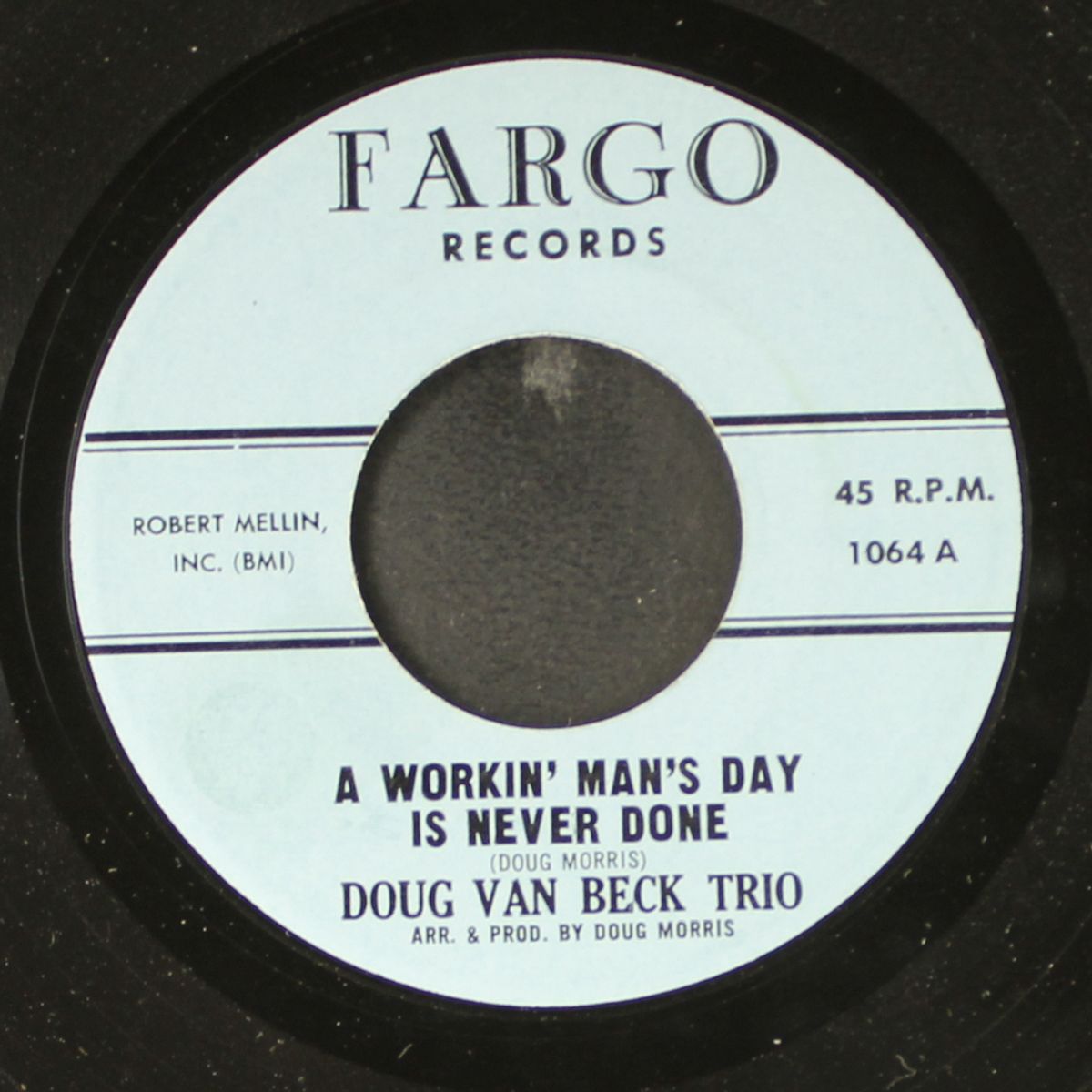 surfin' little girl / a workin' man's day is never done by DOUG VAN BECK TRIO