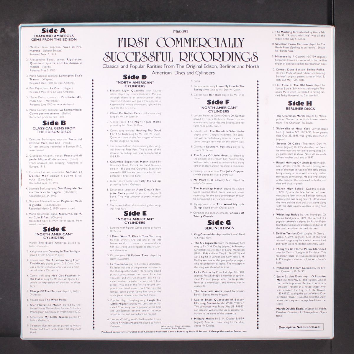 first commercially successful recordings by VARIOUS