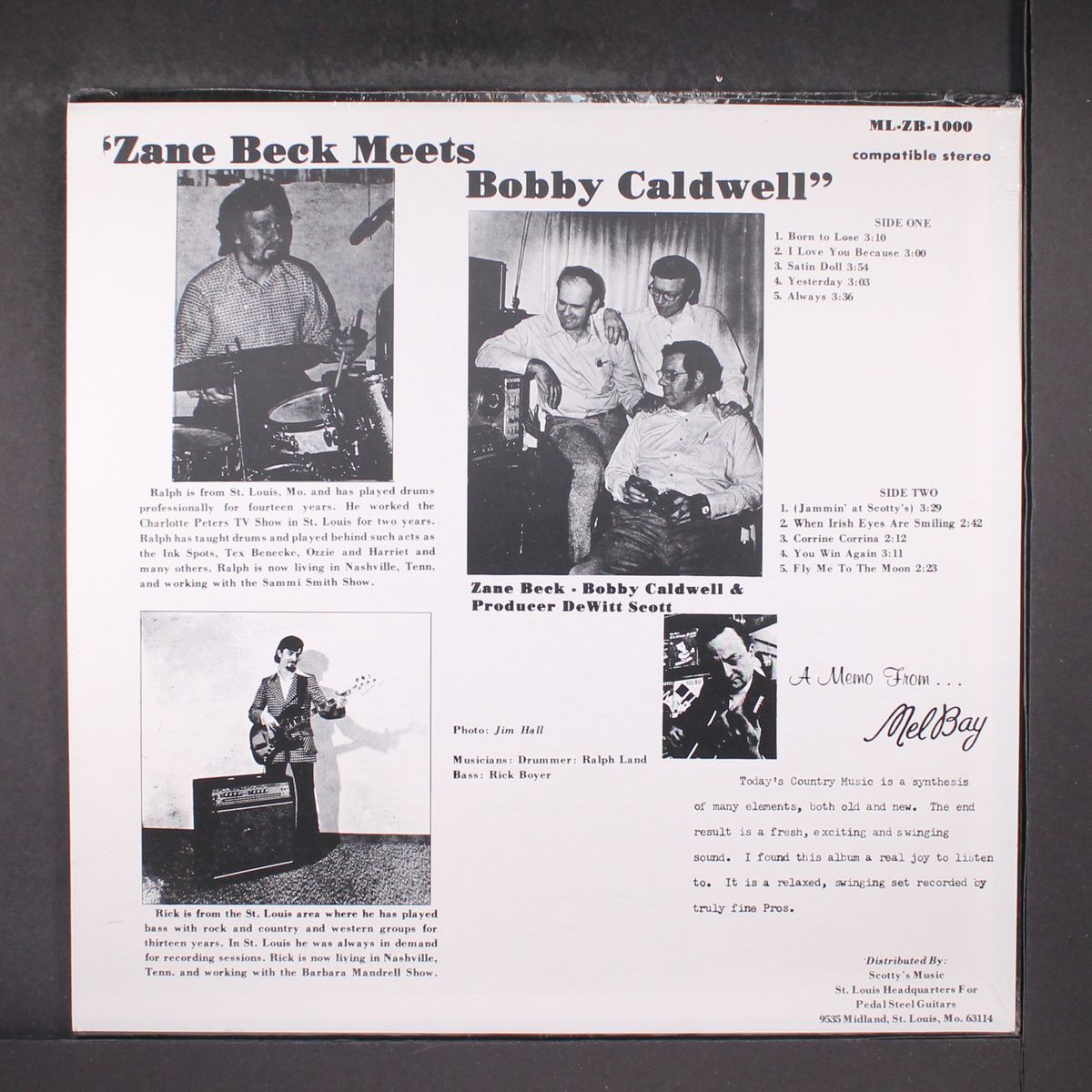 meets by ZANE BECK & BOBBY CALDWELL