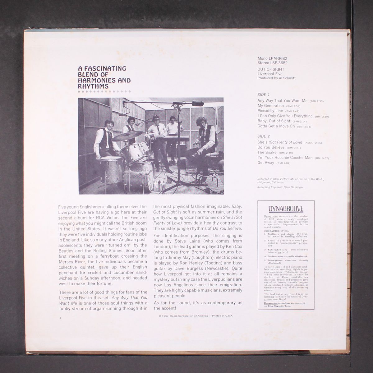 out of sight by LIVERPOOL FIVE