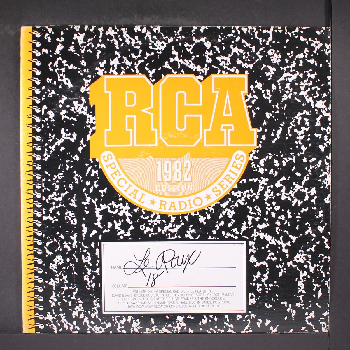 1982 radio special #18 by LE ROUX