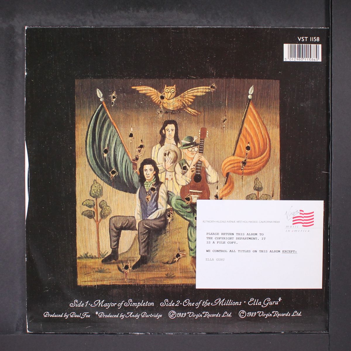 mayor of simpleton by XTC