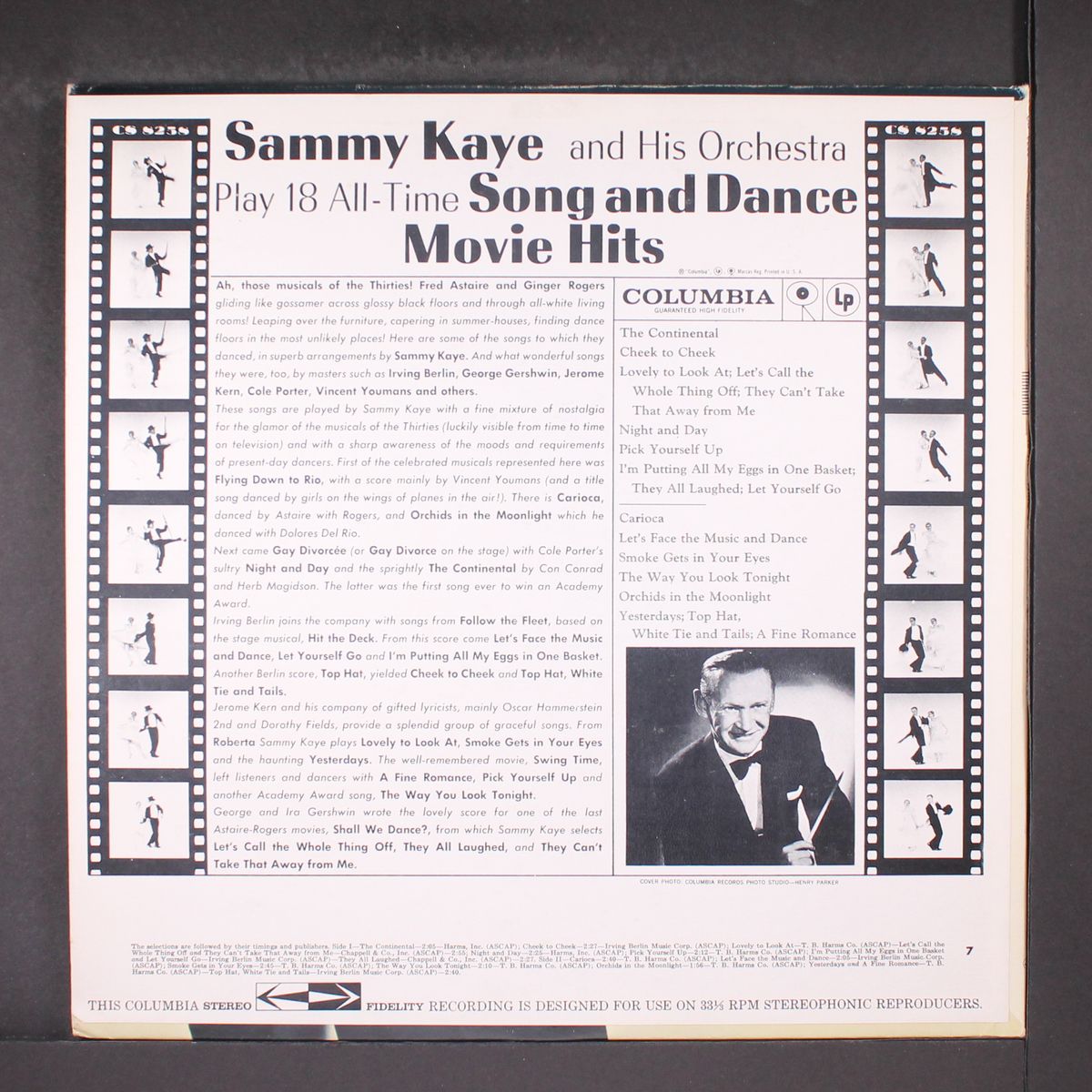 song and dance movie hits by SAMMY KAYE