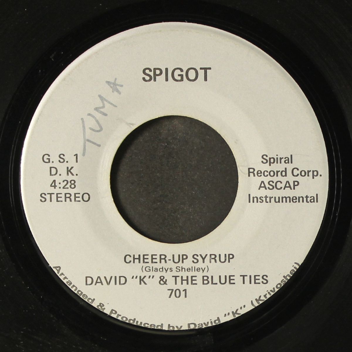 cheer-up syrup / instrumental by DAVID "K" & BLUE TIES