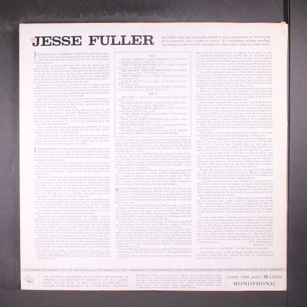 the lone cat by JESSE FULLER