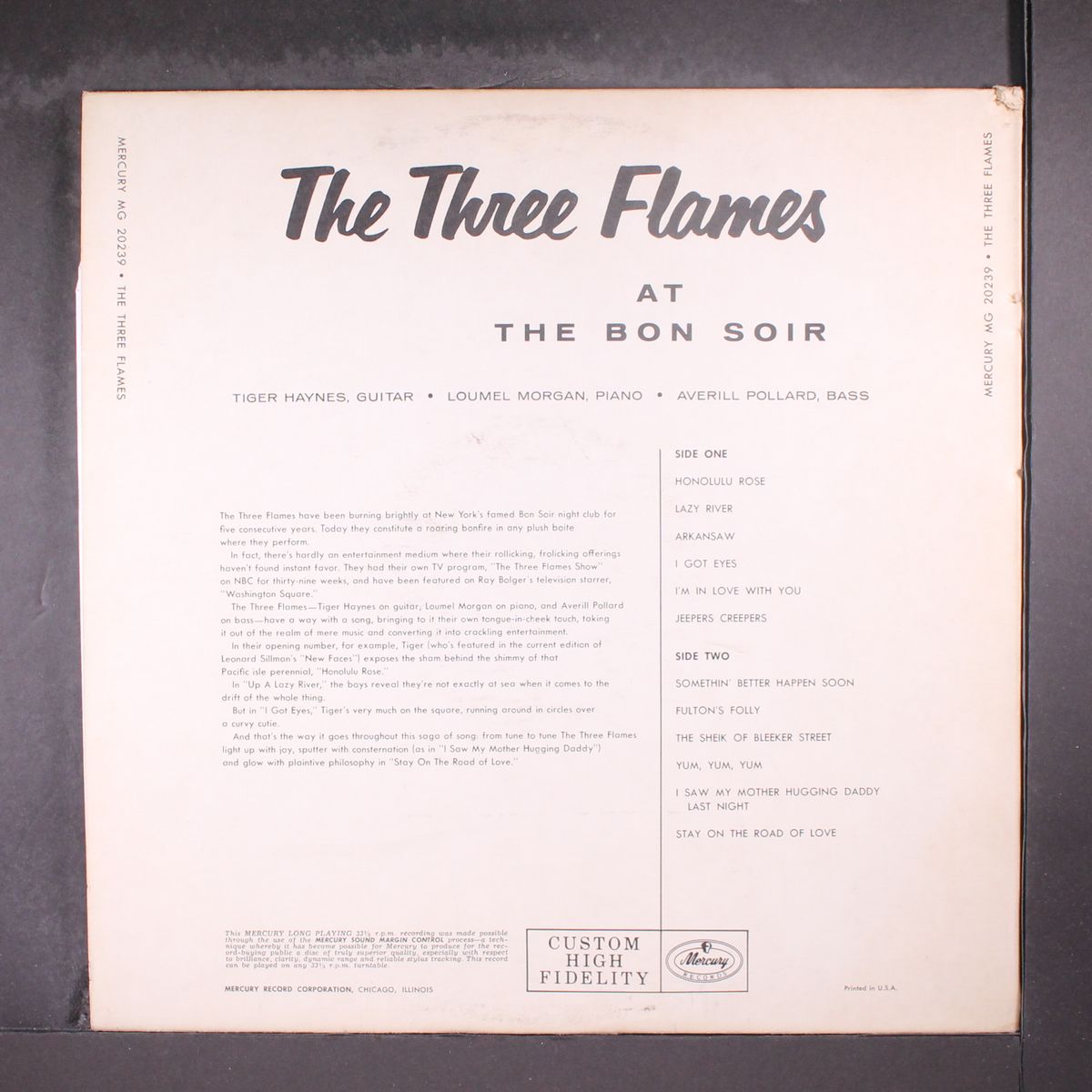 at the bon soir by THREE FLAMES