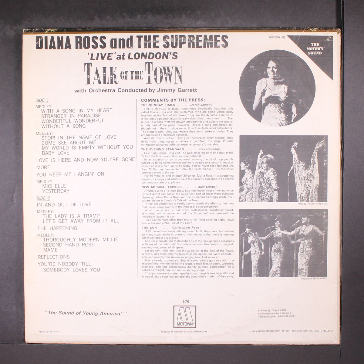 live at london's talk of the town by DIANA ROSS & SUPREMES