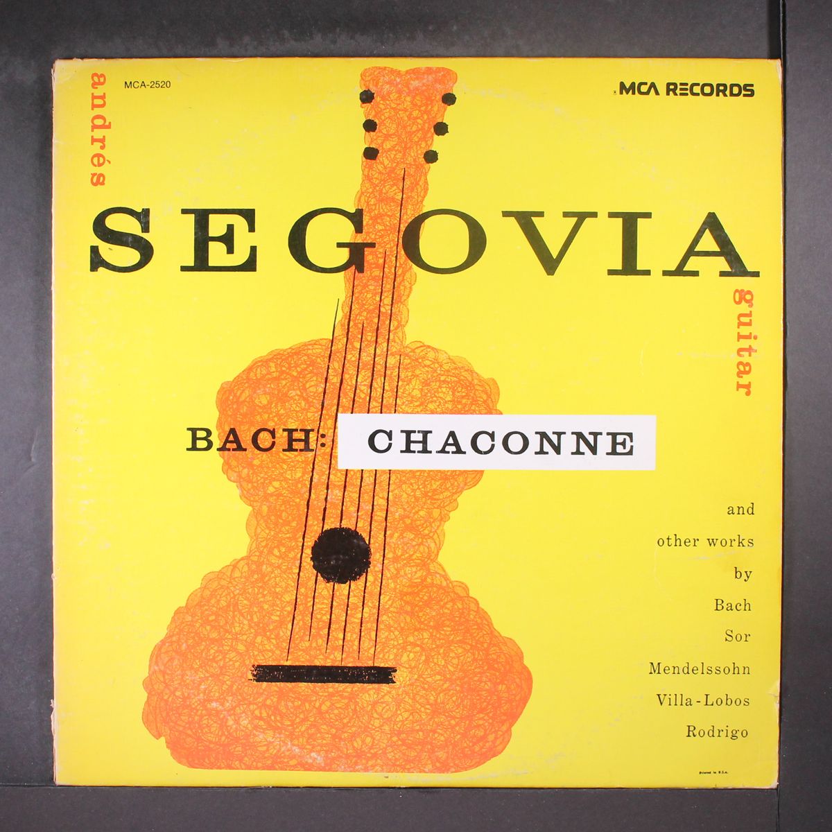 mach: chaconne by ANDRES SEGOVIA