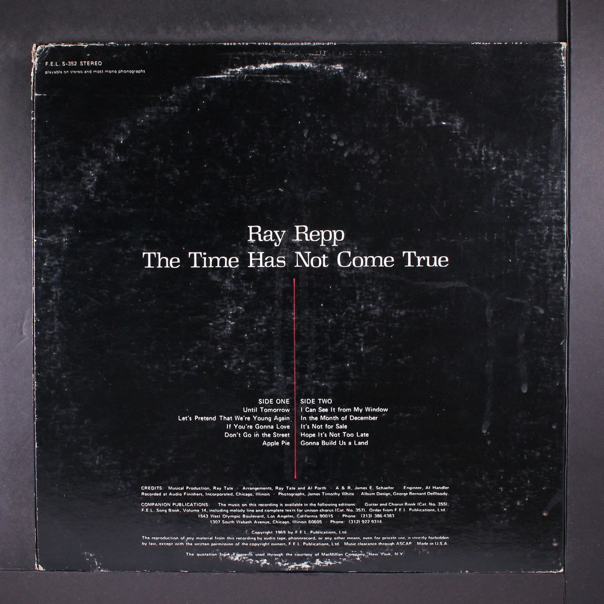the time has not come true by RAY REPP