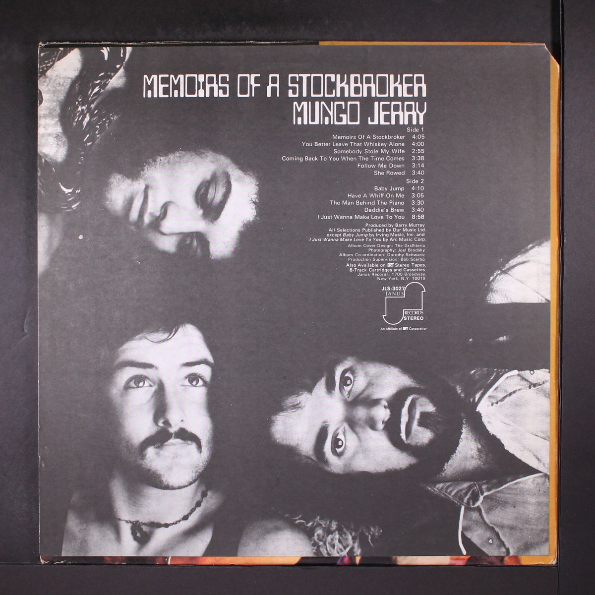 memoirs of a stockbroker by MUNGO JERRY