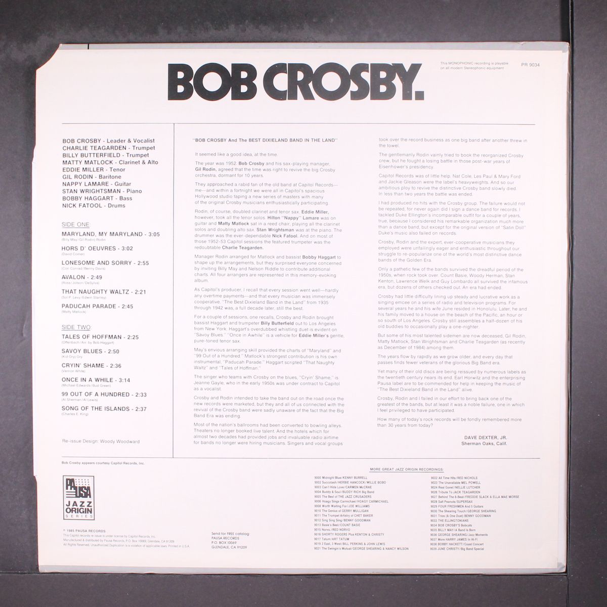 the hits of by BOB CROSBY