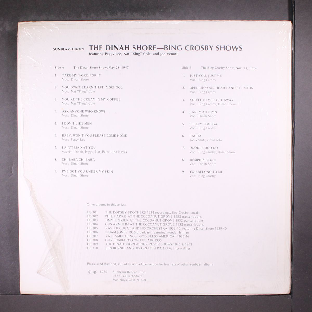 the dinah shore - bing crosby shows by DINAH SHORE & BING CROSBY
