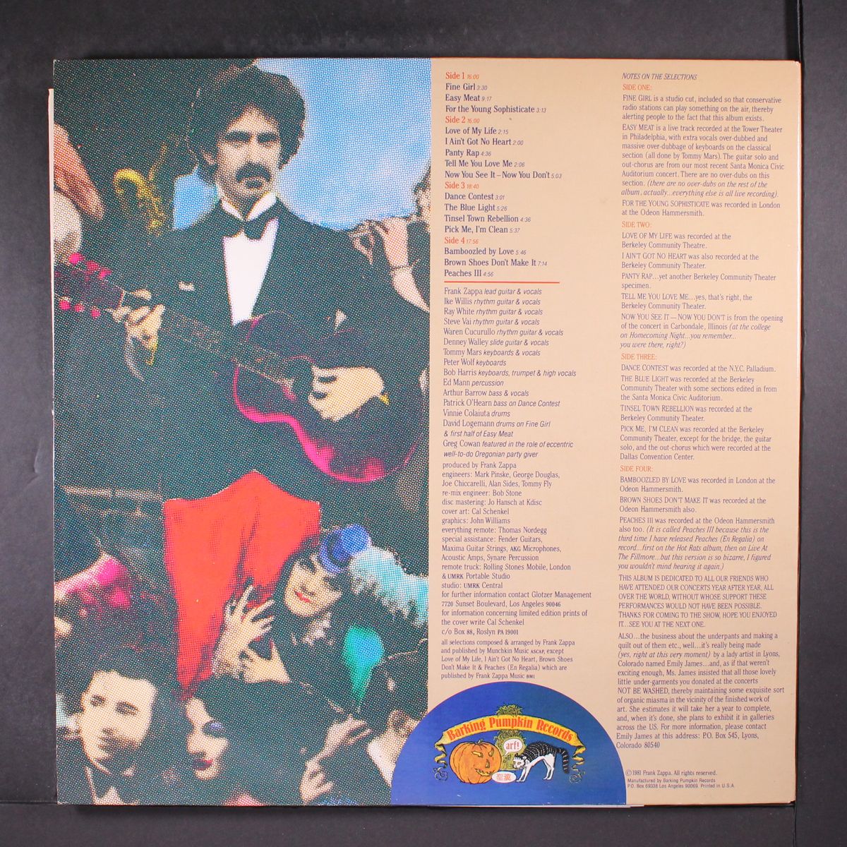 tinseltown rebellion by FRANK ZAPPA