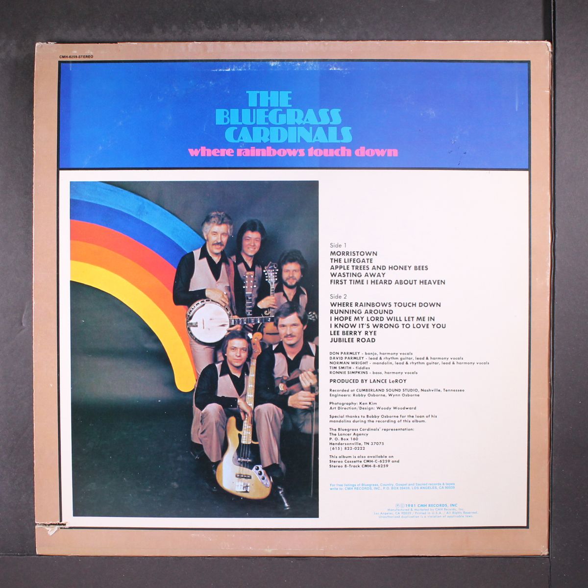 where rainbows touch down by BLUEGRASS CARDINALS