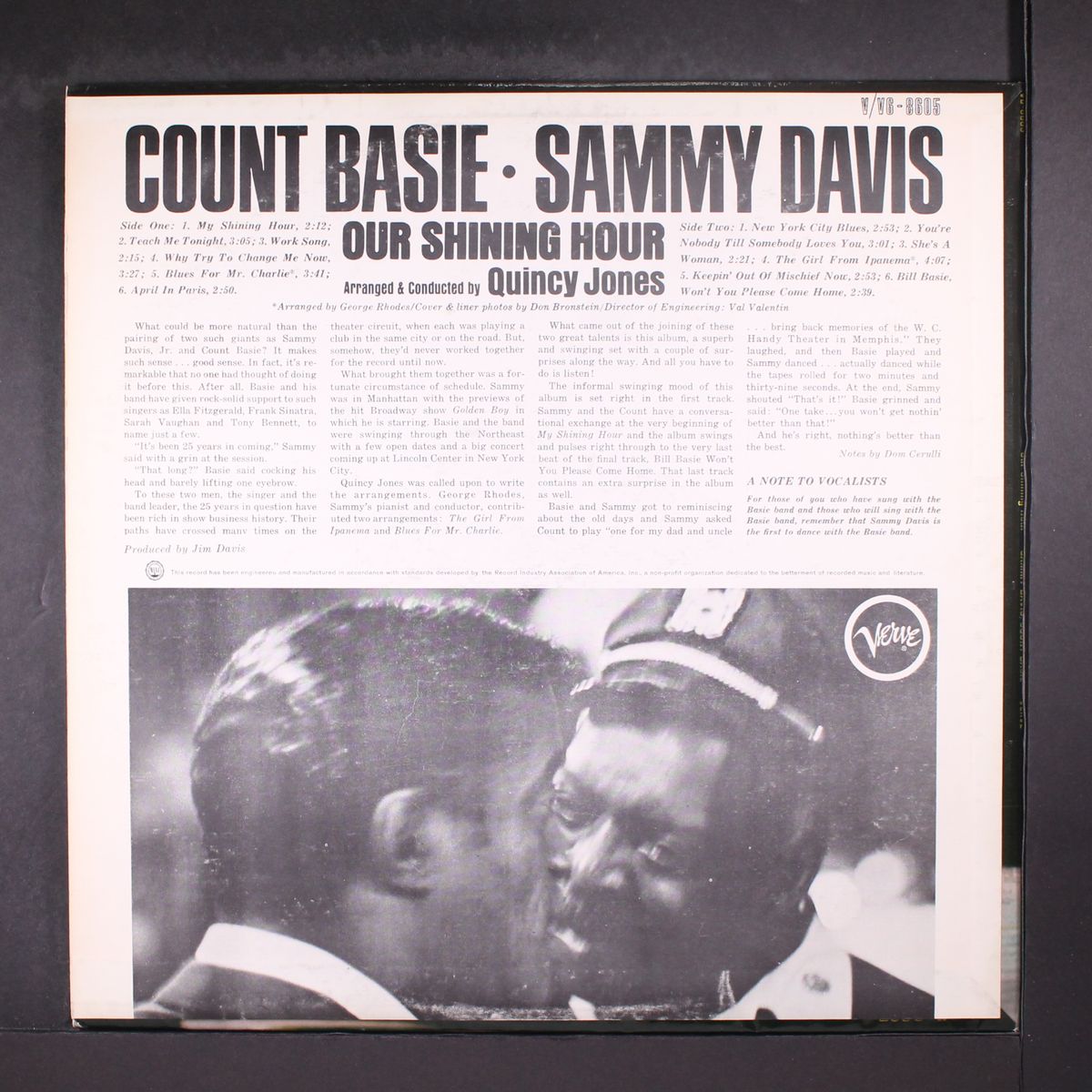 our shining hour by SAMMY DAVIS, JR. & COUNT BASIE