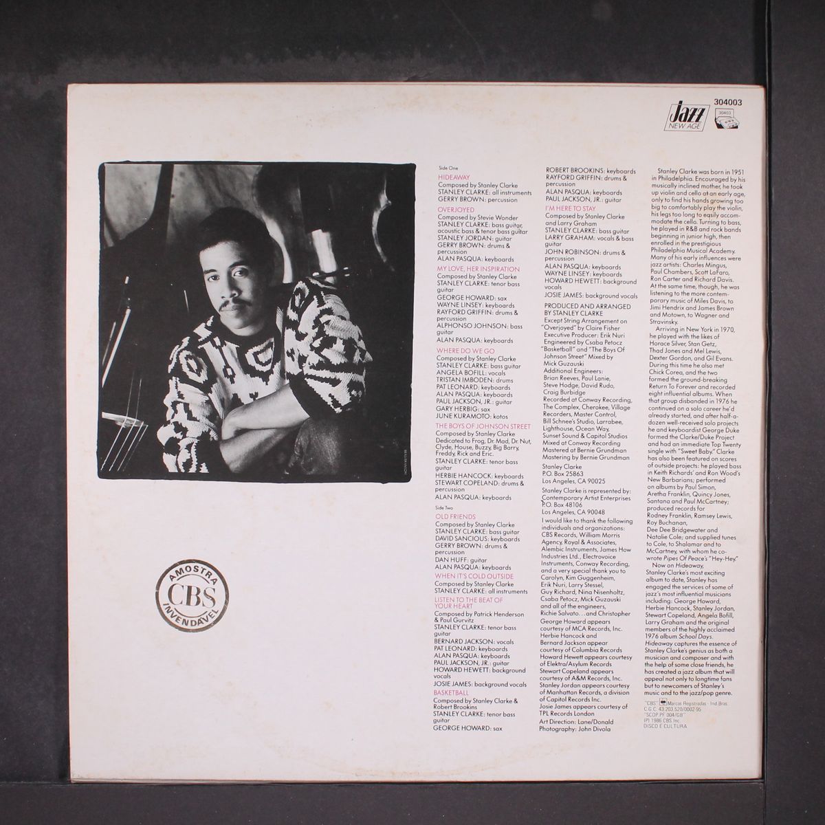 hideaway by STANLEY CLARKE
