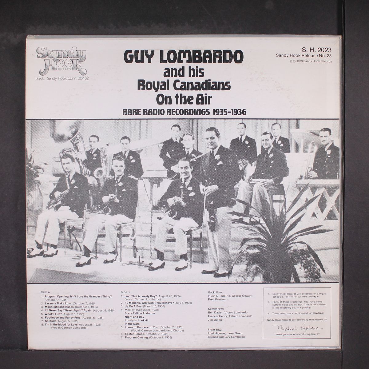 on the air 1935-1936 by GUY LOMBARDO