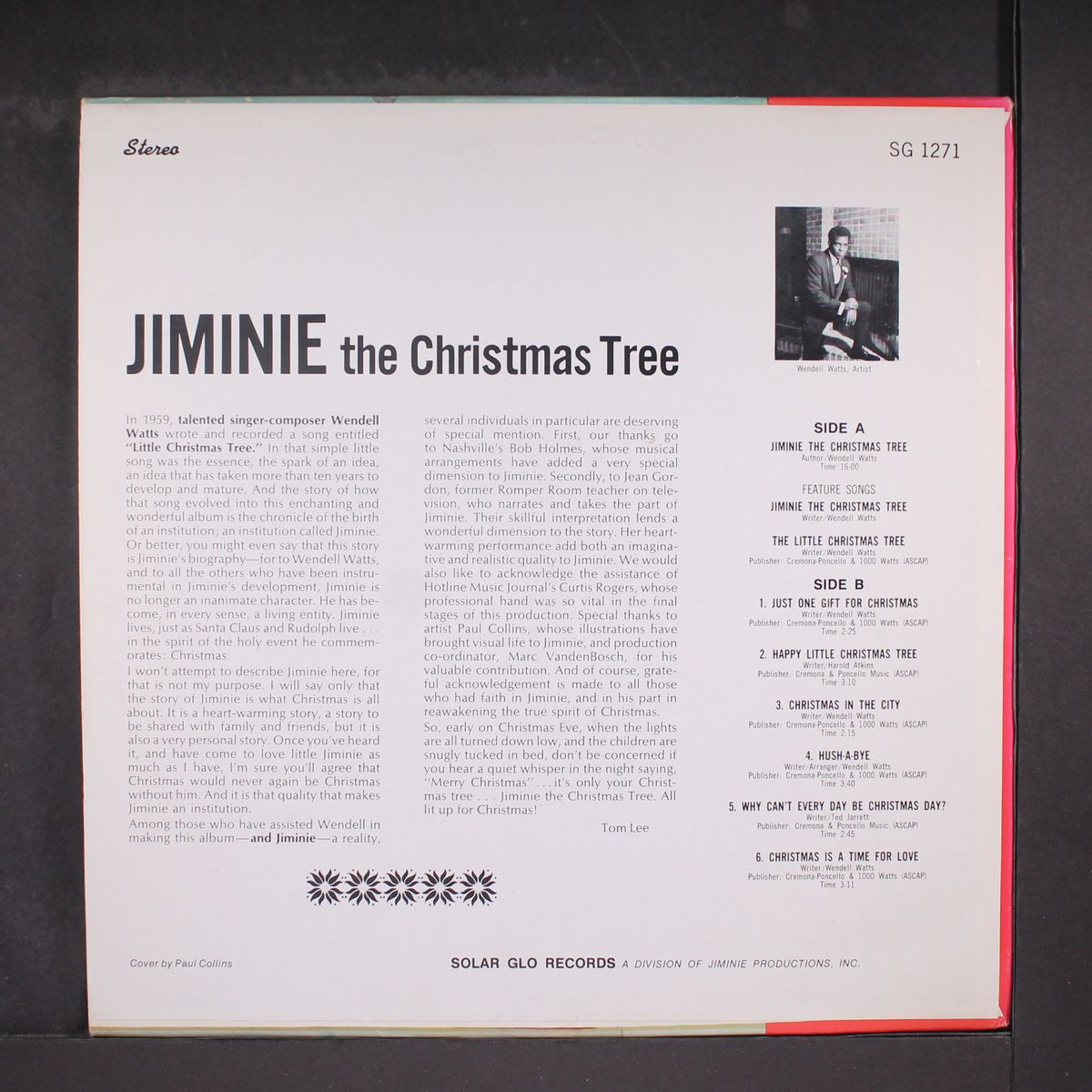 jiminie the christmas tree by WENDELL WATTS