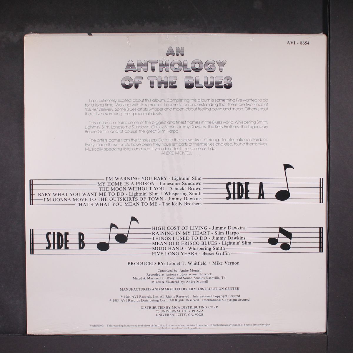 anthology of the blues by VARIOUS
