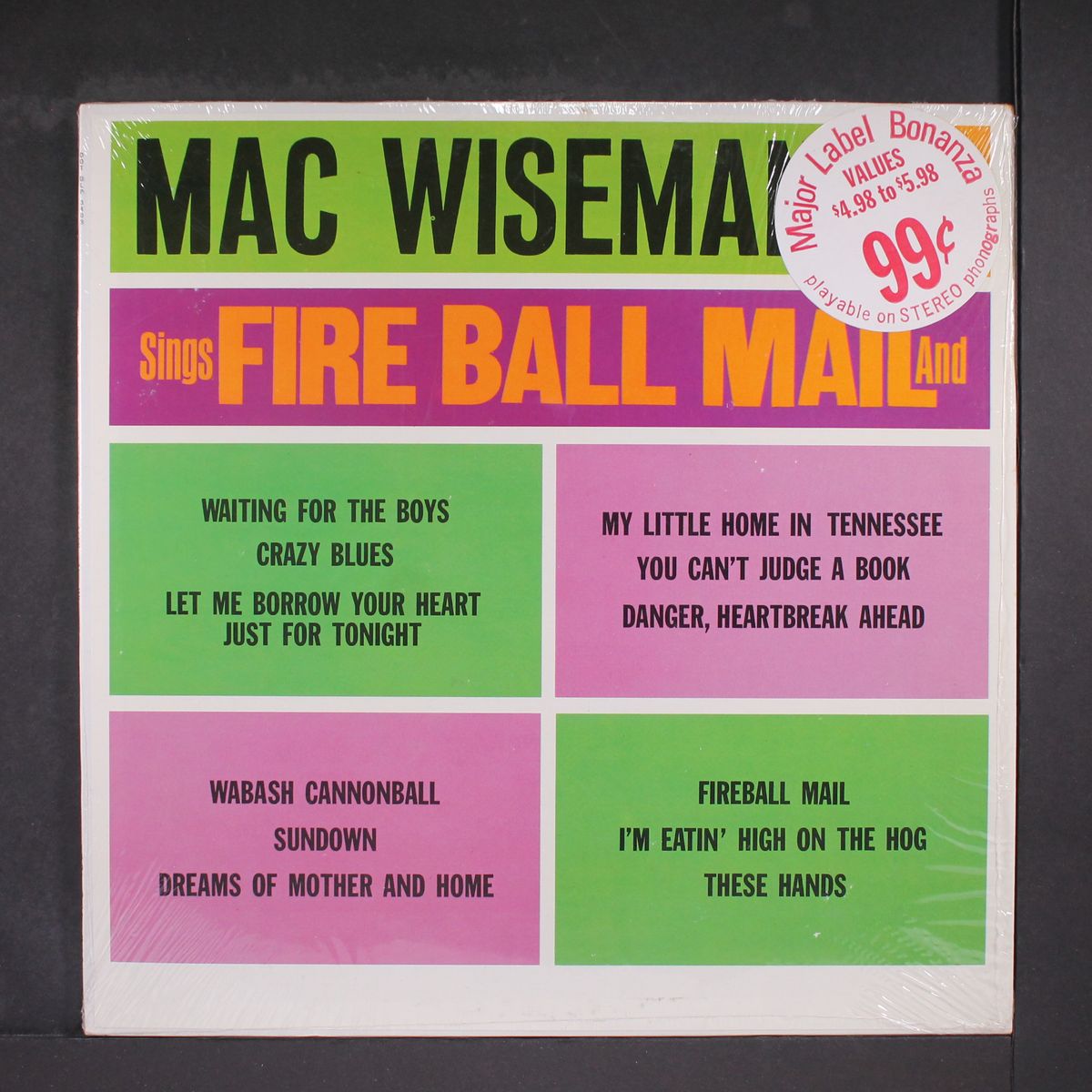 sings fire ball mail by MAC WISEMAN