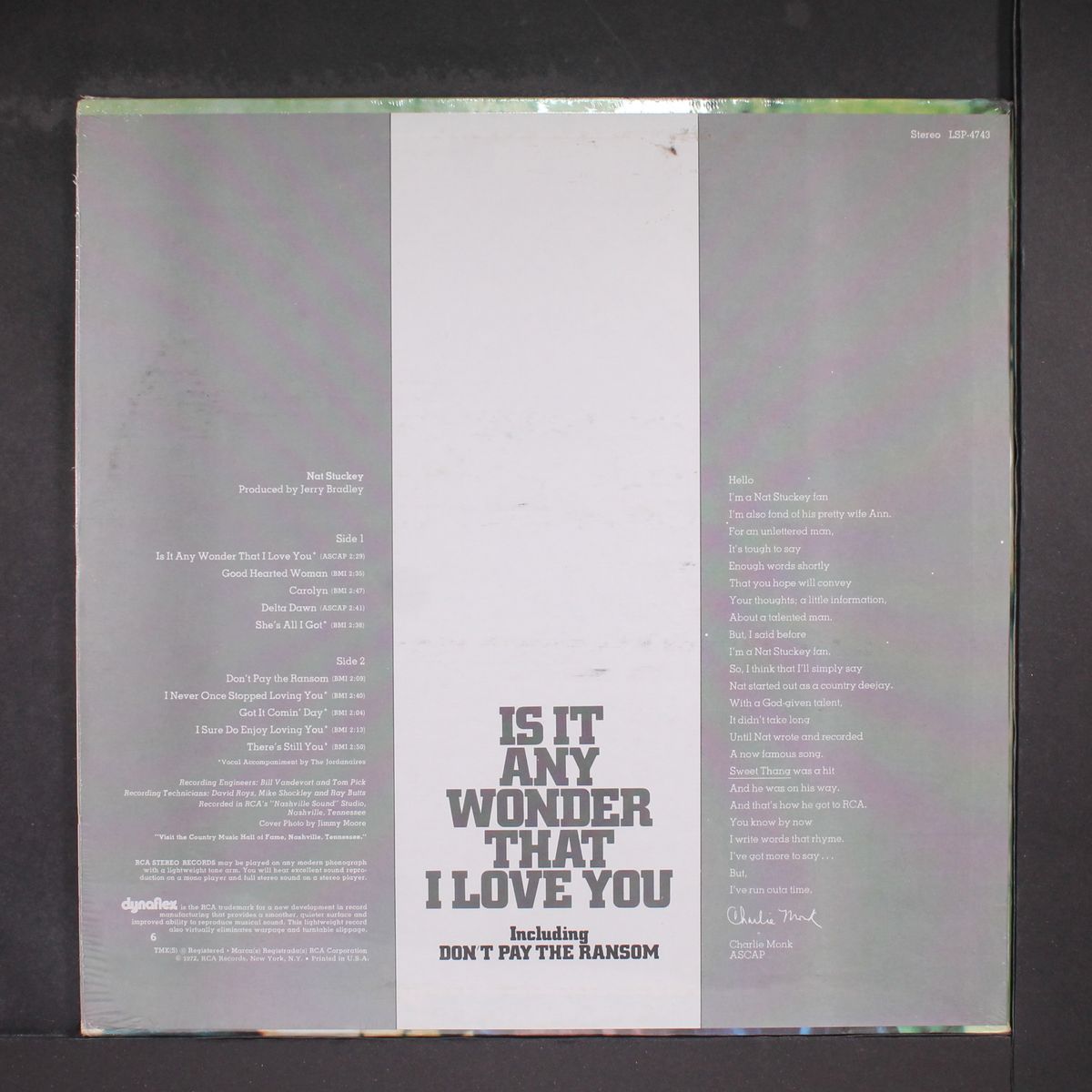 is it any wonder that i love you by NAT STUCKEY