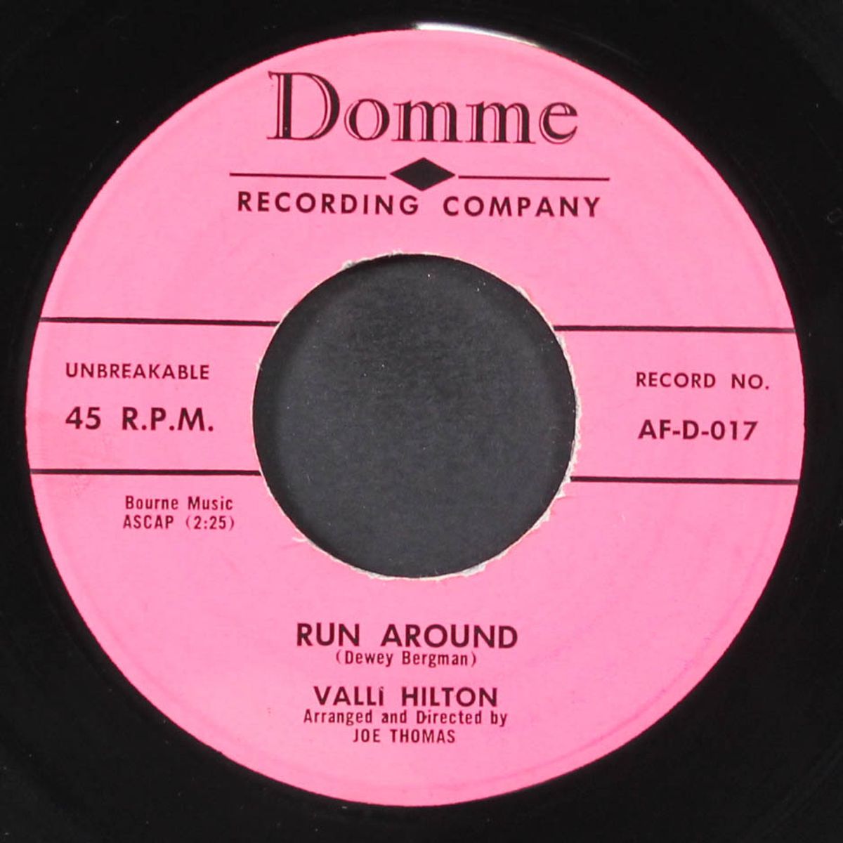 for a lifetime / runaround by VALLI HILTON