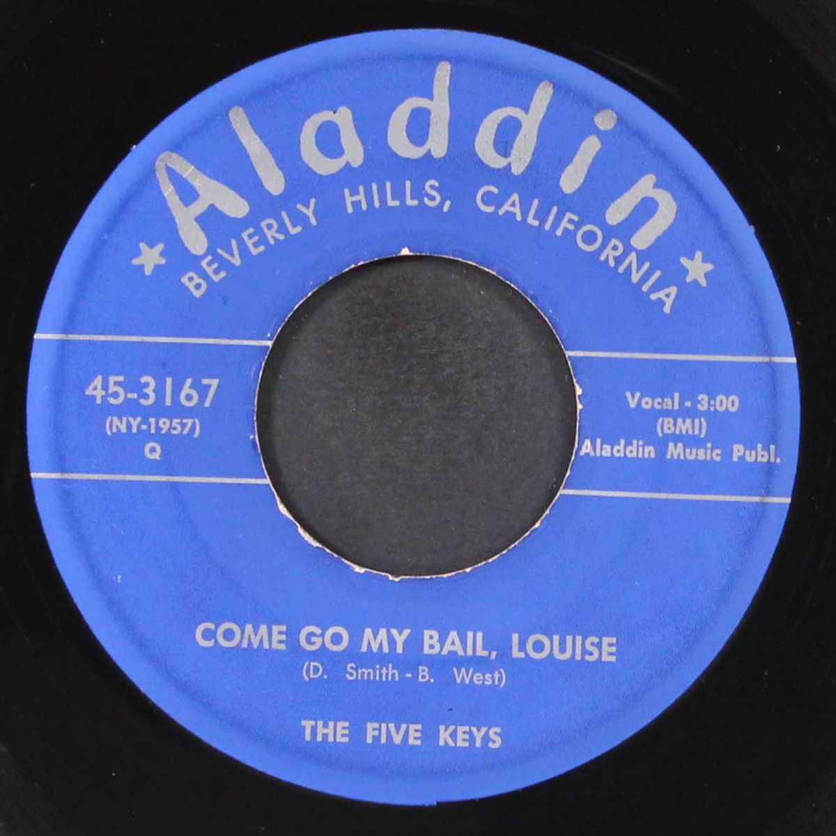 can't keep from crying / come go my bail, louise by FIVE KEYS
